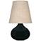 Robert Abbey June 23 1/2" High Obsidian Black Ceramic Accent Lamp