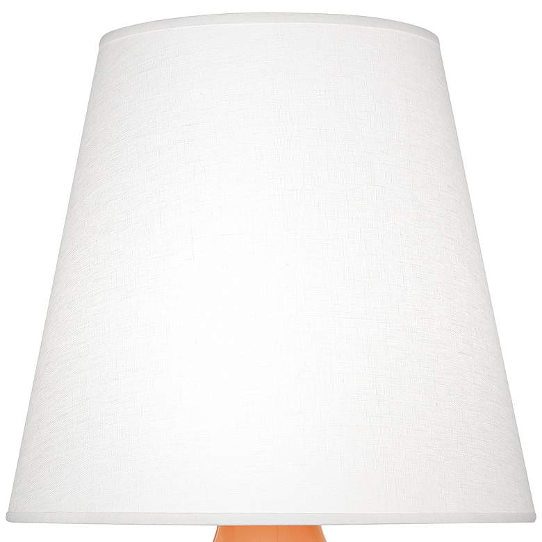 Image 2 Robert Abbey June 23 1/2" High Pumpkin Orange Ceramic Table Lamp more views