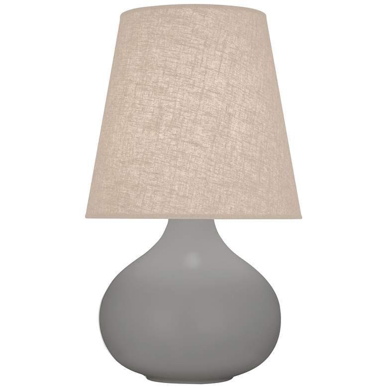 Image 1 Robert Abbey June 23 1/2" Matte Smoky Taupe Modern Ceramic Accent Lamp