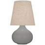 Robert Abbey June 23 1/2" Matte Smoky Taupe Modern Ceramic Accent Lamp