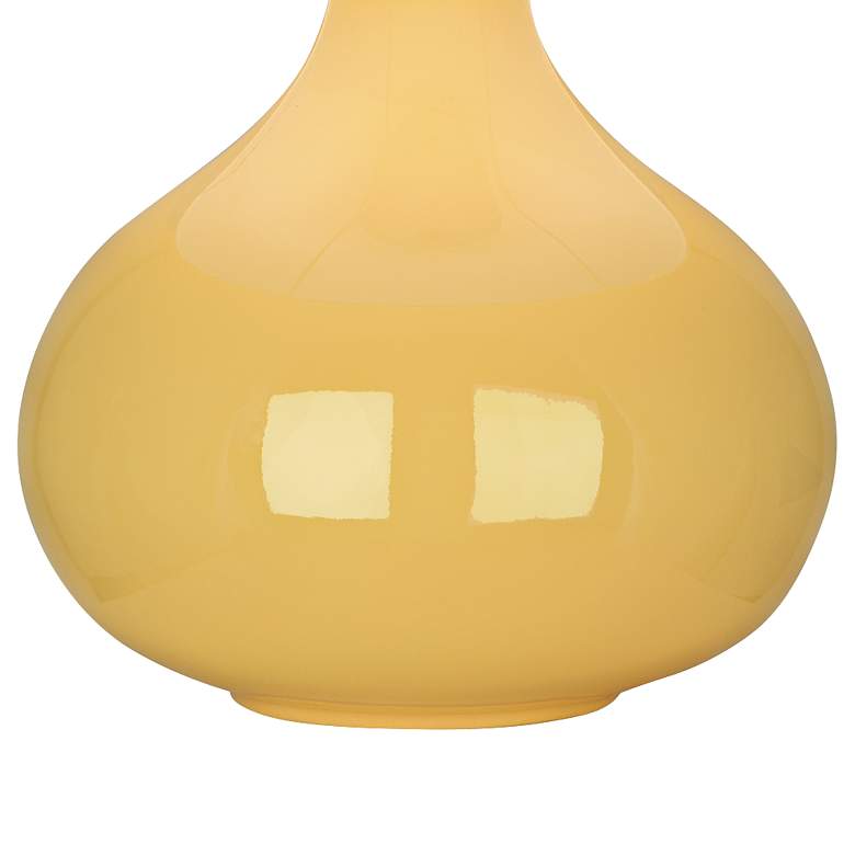 Image 3 Robert Abbey June 23 1/2" Oyster and Sunset Yellow Ceramic Table Lamp more views