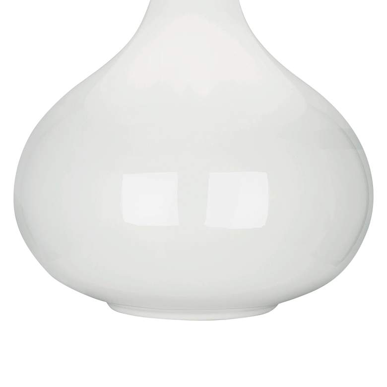 Image 3 Robert Abbey June 23 1/2" Oyster Shade Lily White Accent Table Lamp more views