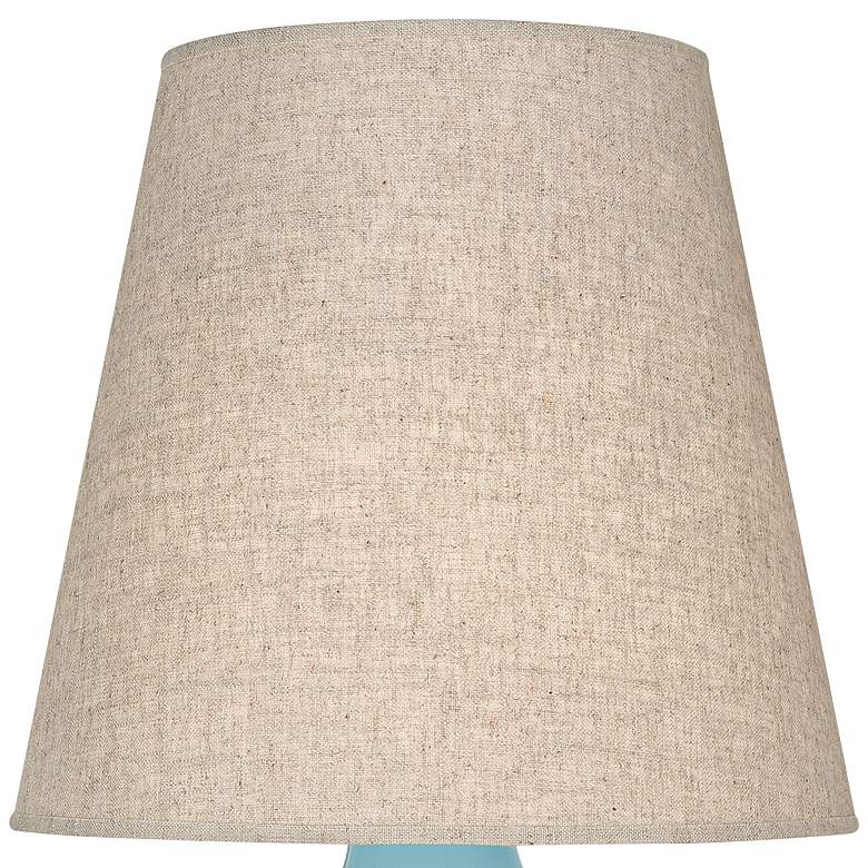 Image 2 Robert Abbey June 23 1/2" Steel Blue Ceramic Accent Table Lamp more views