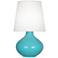 Robert Abbey June 30 3/4" High Egg Blue Ceramic Table Lamp