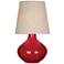 Robert Abbey June 31" High Ceramic Ruby Red Table Lamp