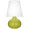 Robert Abbey June Apple Table Lamp with Oyster Linen Shade