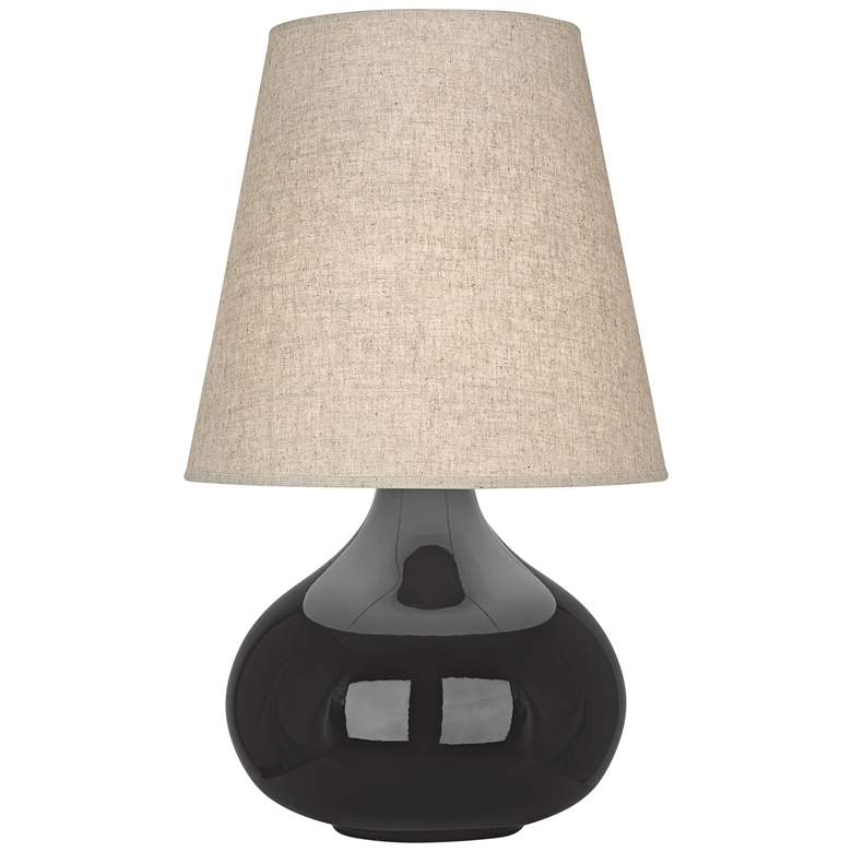 Image 1 Robert Abbey June Ash Table Lamp with Buff Linen Shade