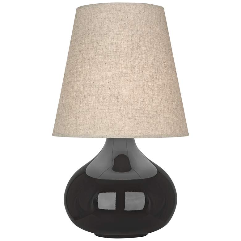 Image 1 Robert Abbey June Ash Table Lamp with Buff Linen Shade