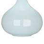 Robert Abbey June Baby Blue Table Lamp with Buff Linen Shade
