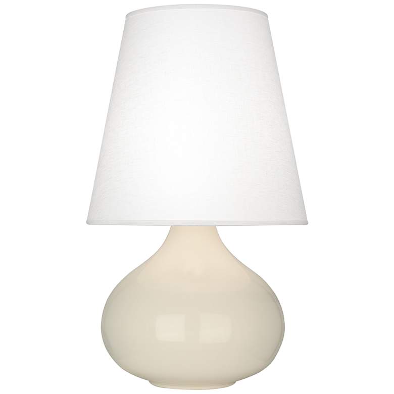 Image 1 Robert Abbey June Bone Table Lamp with Oyster Linen Shade