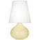 Robert Abbey June Butter Table Lamp with Oyster Linen Shade