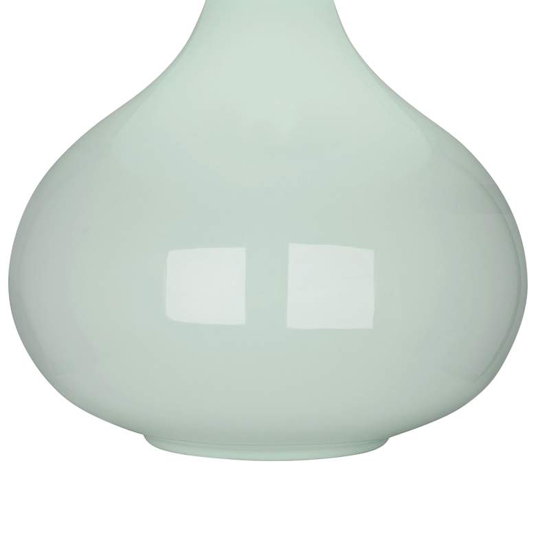 Image 3 Robert Abbey June Celadon Table Lamp with Buff Linen Shade more views