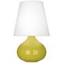 Robert Abbey June Citron Table Lamp with Oyster Linen Shade