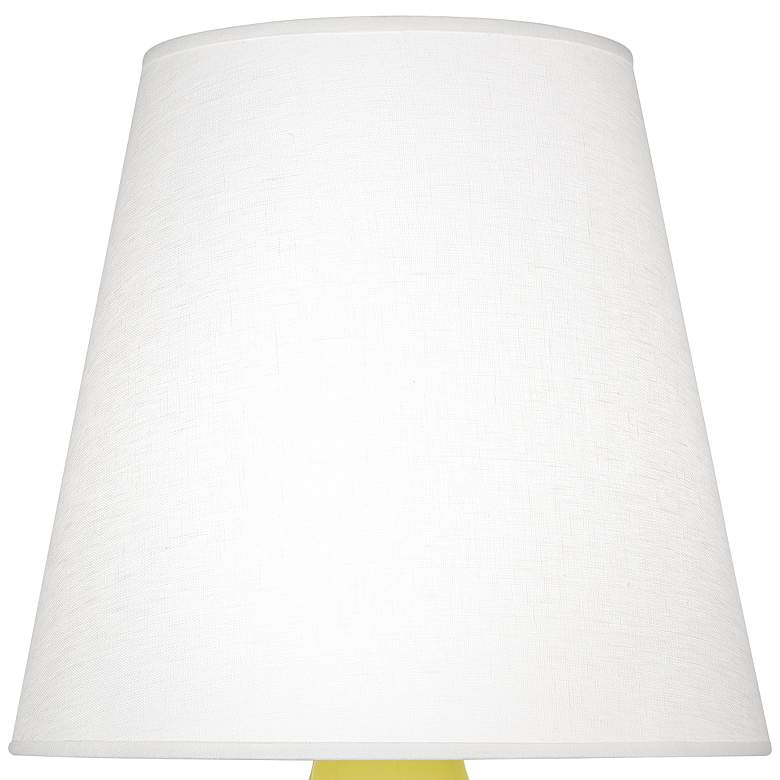 Image 2 Robert Abbey June Citron Table Lamp with Oyster Linen Shade more views