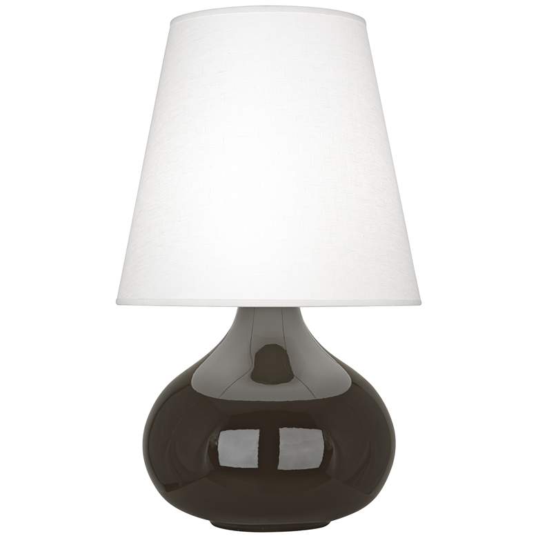 Image 1 Robert Abbey June Coffee Table Lamp with Oyster Linen Shade