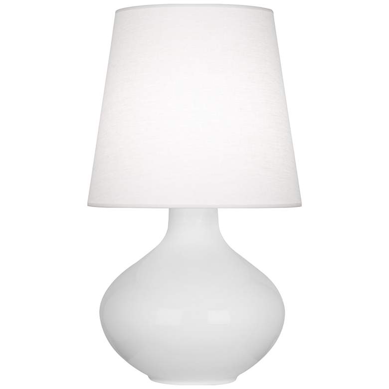 Image 1 Robert Abbey, June, Daisy Glazed Ceramic, Table Lamp