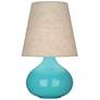 Robert Abbey June Egg Blue Ceramic Accent Table Lamp