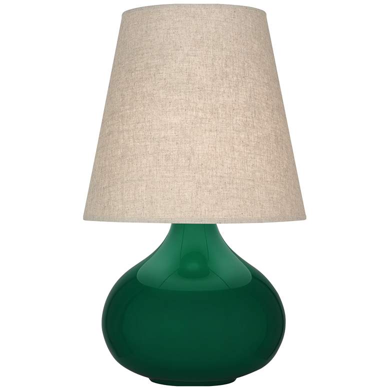Image 1 Robert Abbey, June, Jungle Glazed Ceramic, Accent Lamp