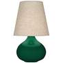 Robert Abbey, June, Jungle Glazed Ceramic, Accent Lamp