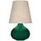 Robert Abbey, June, Jungle Glazed Ceramic, Accent Lamp