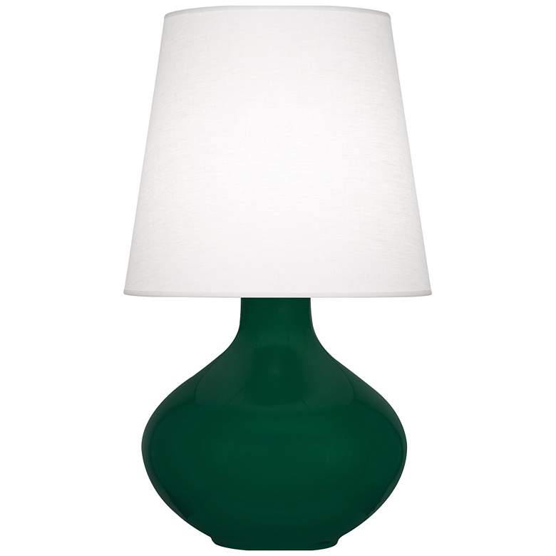 Image 1 Robert Abbey, June, Jungle Glazed Ceramic, Table Lamp
