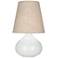 Robert Abbey June Lily Accent Table Lamp w/ Buff Linen Shade
