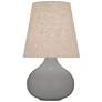 Robert Abbey June Modern Accent Lamp in a Matte Smoky Taupe Finish