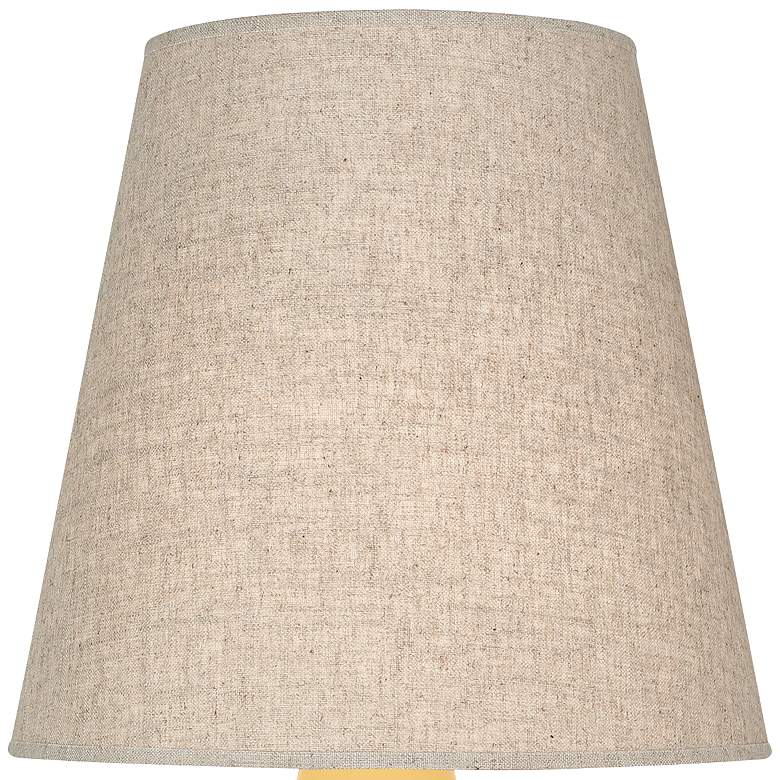 Image 2 Robert Abbey June Sunset Table Lamp with Buff Linen Shade more views