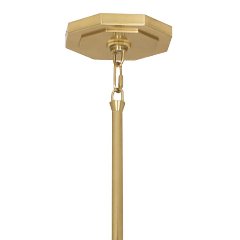 Image 3 Robert Abbey Kate 22"W Modern Brass and Smoke Gray Pendant Light more views
