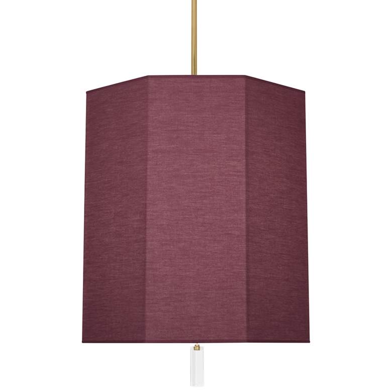 Image 1 Robert Abbey Kate 22"W Modern Brass and Vintage Wine Pendant Light