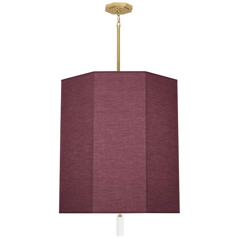 Image 4 Robert Abbey Kate 22"W Modern Brass and Vintage Wine Pendant Light more views