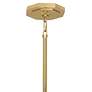Thumbnail3 of Robert Abbey Kate 22"W Modern Brass and White Pendant Light more views