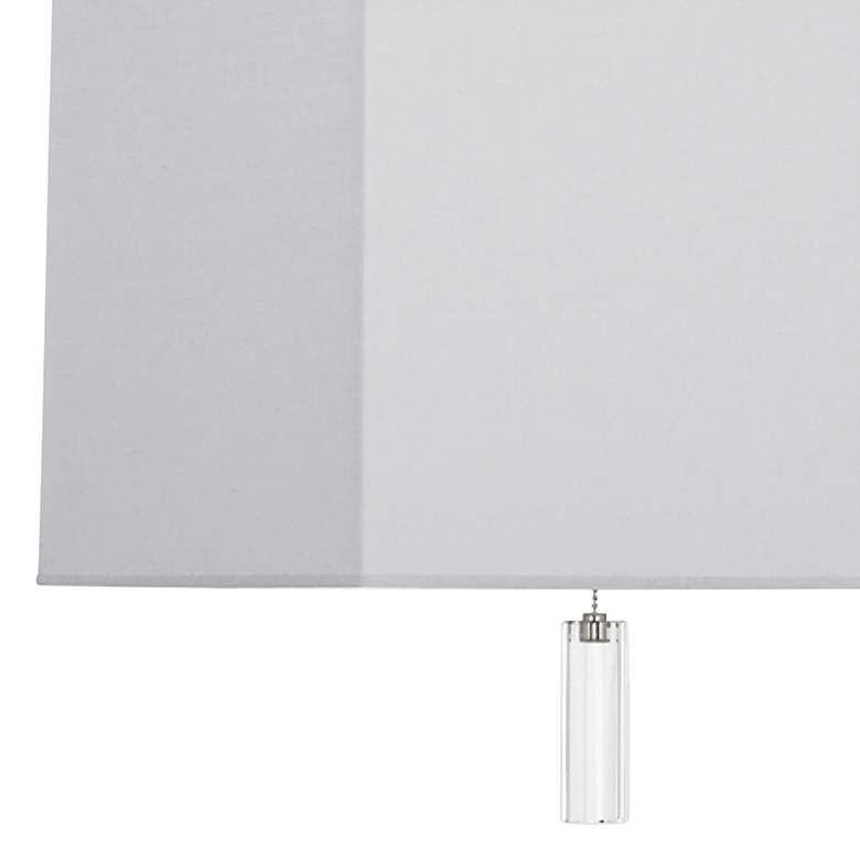 Image 2 Robert Abbey Kate 22"W Polished Nickel and Pearl Gray Pendant Light more views