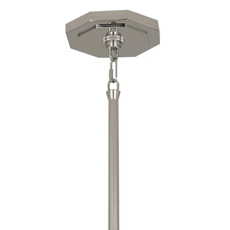 Image 3 Robert Abbey Kate 22"W Polished Nickel and Pearl Gray Pendant Light more views