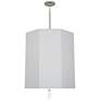 Robert Abbey Kate 22"W Polished Nickel and Pearl Gray Pendant Light