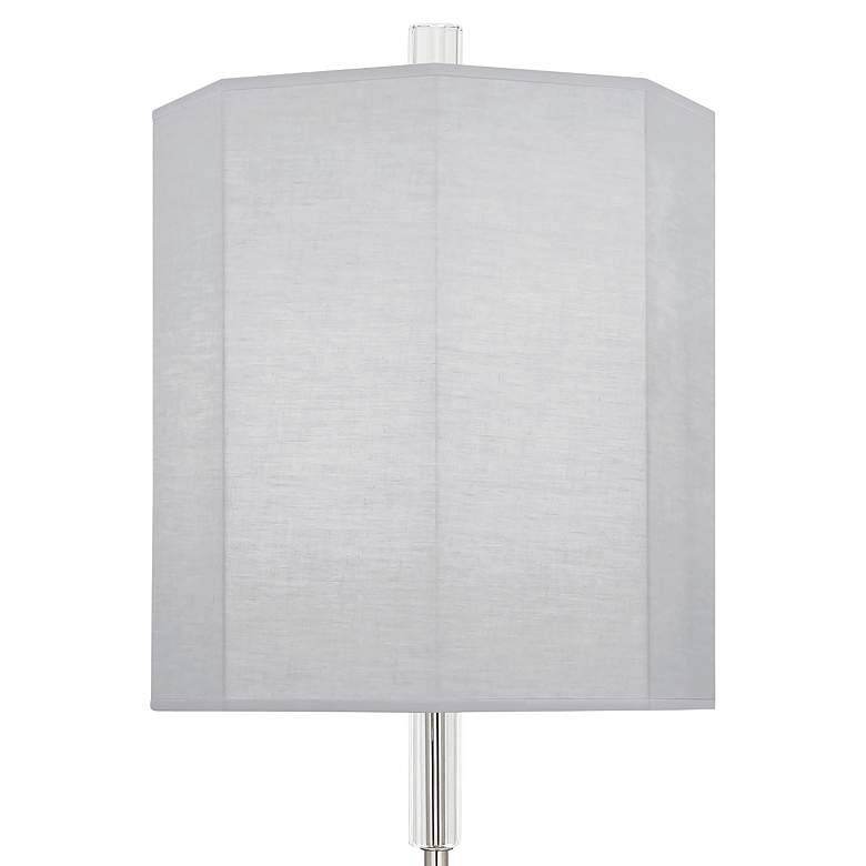 Image 3 Robert Abbey Kate 32 1/2" Pearl Gray and Polished Nickel Table Lamp more views