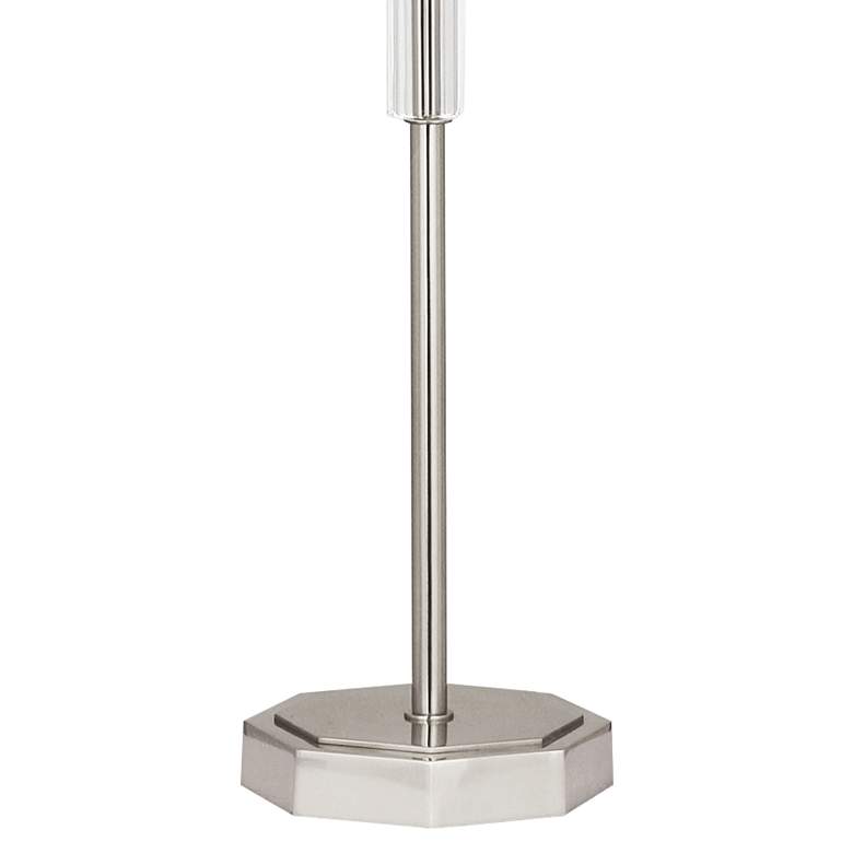 Image 4 Robert Abbey Kate 32 1/2" Pearl Gray and Polished Nickel Table Lamp more views