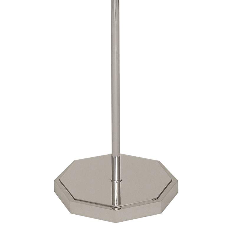 Image 3 Robert Abbey Kate 66 1/4" Nickel Floor Lamp with Ascot White Shade more views