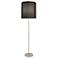 Robert Abbey Kate 66" High Crystal and Nickel Floor Lamp