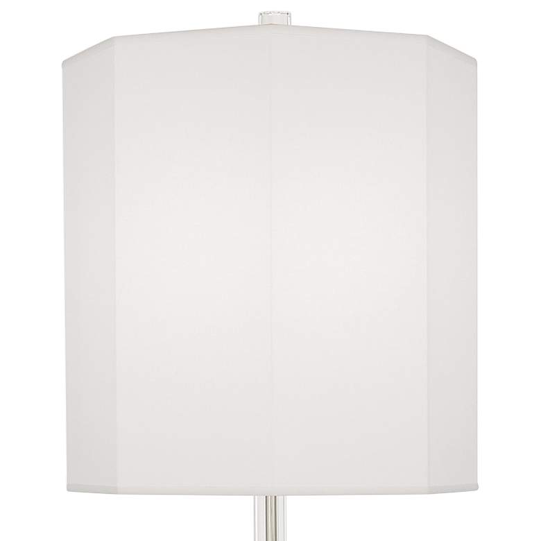 Image 2 Robert Abbey Kate Brass Floor Lamp with Ascot White Shade more views