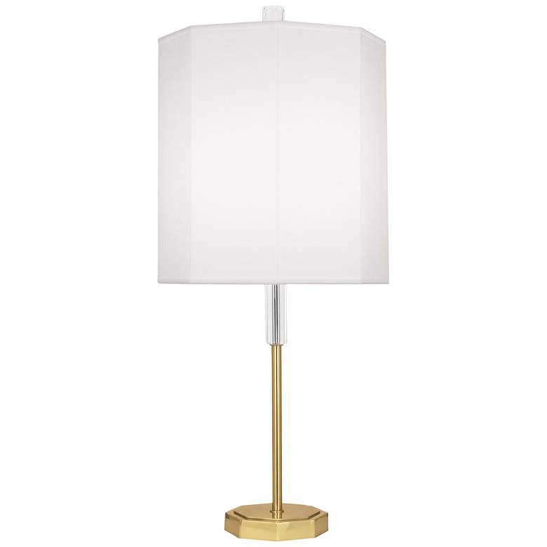 Image 2 Robert Abbey Kate Brass Metal Buffet Table Lamp