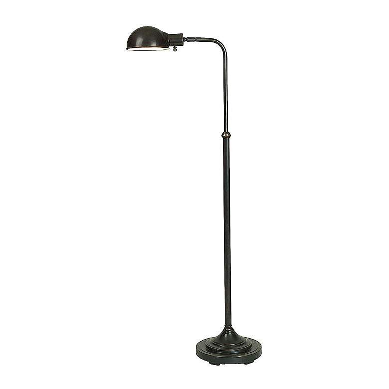 Image 1 Robert Abbey Kinetic Adjustable Height Deep Bronze Pharmacy Floor Lamp