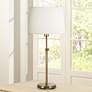Robert Abbey Koleman 34 1/4" Adjustable Aged Brass Club Table Lamp