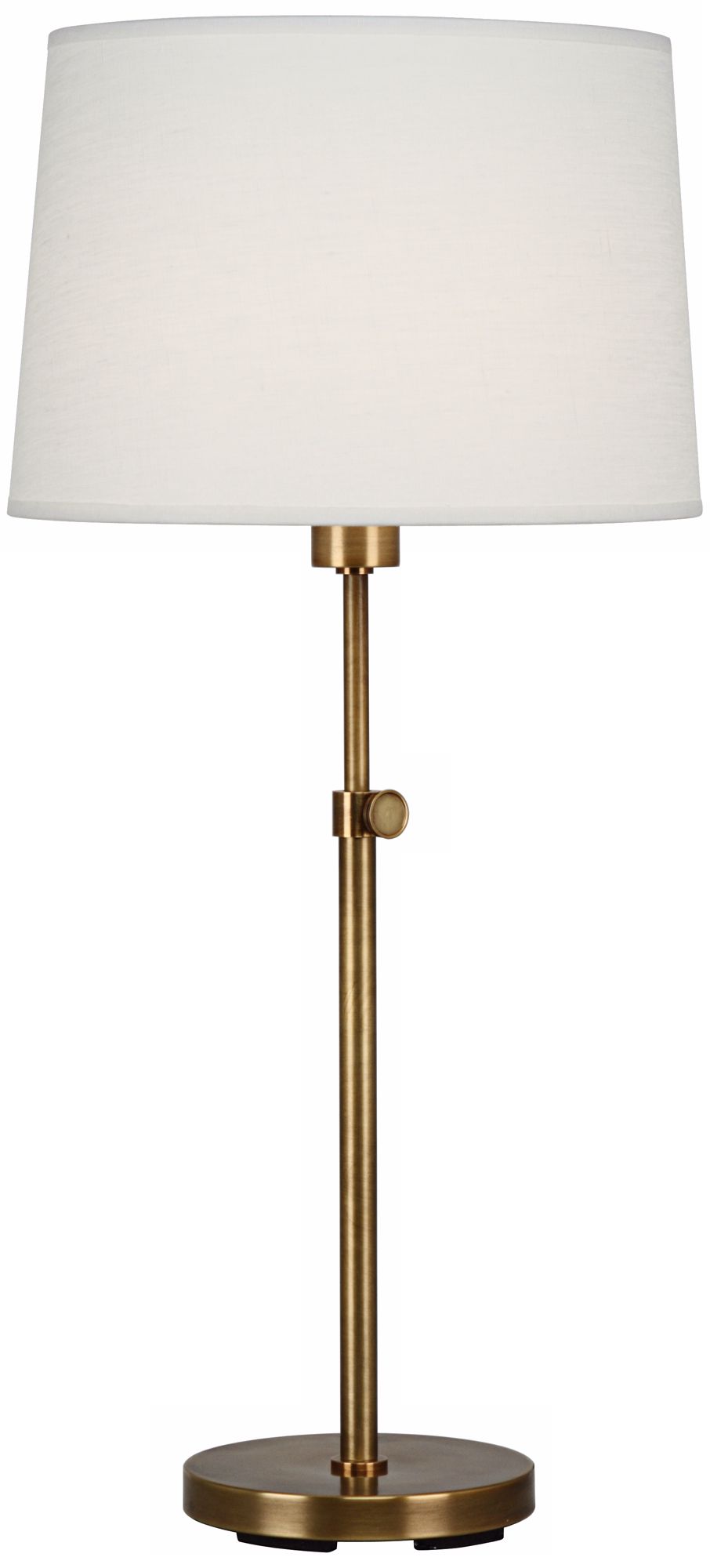 Robert Abbey Koleman Adjustable Aged Brass Club Table Lamp