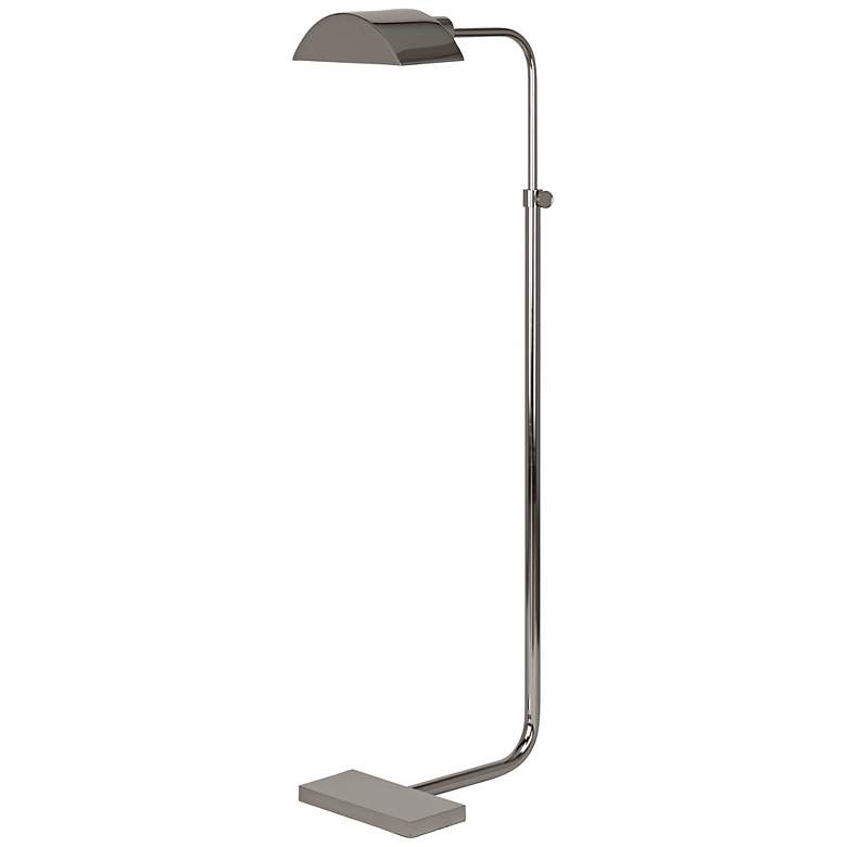Image 1 Robert Abbey Koleman Adjustable Height Polished Nickel Floor Lamp