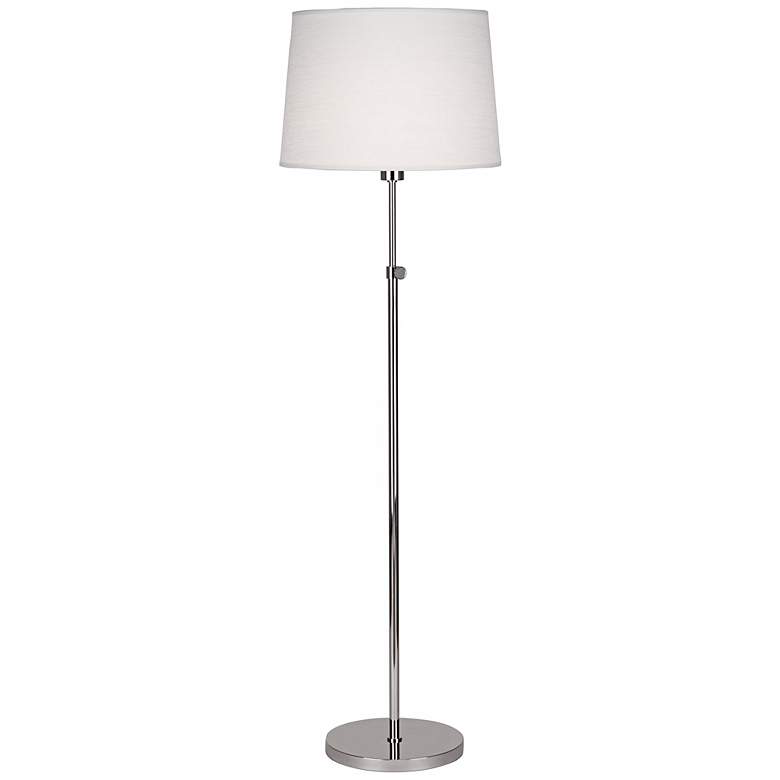 Image 2 Robert Abbey Koleman Polished Nickel Adjustable Club Floor Lamp