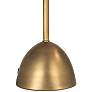 Robert Abbey Ledger Warm Brass Metal Desk Lamp with USB Port