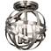 Robert Abbey Lucy 10 1/4"W Dark Antique Nickel Ceiling Light