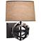 Robert Abbey Lucy Bronze Finish Plug-In Wall Sconce