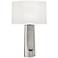 Robert Abbey Margeaux 28" Polished Nickel Concave Table Lamp